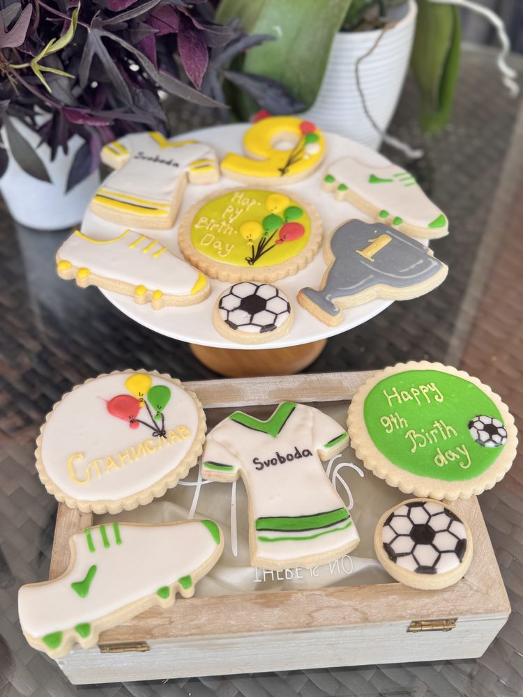 Soccer Birthday Celebration Cookie set