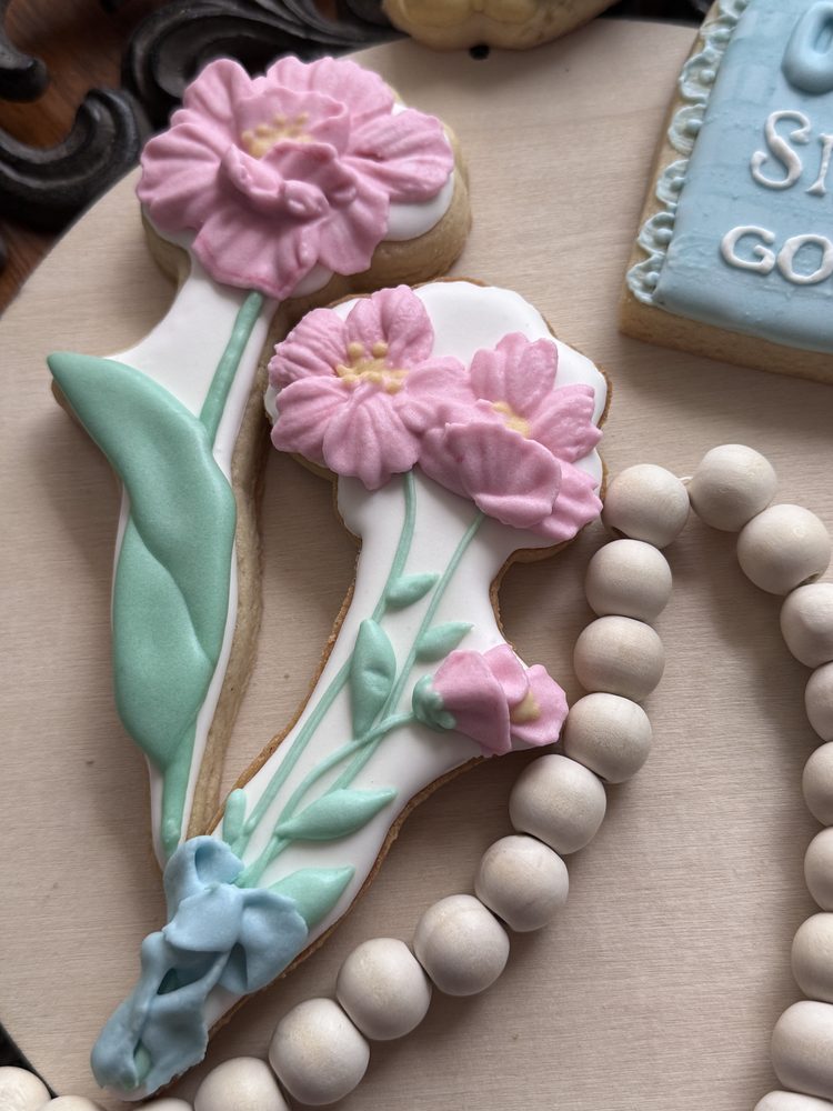 12 One Silly Goose first birthday cookies