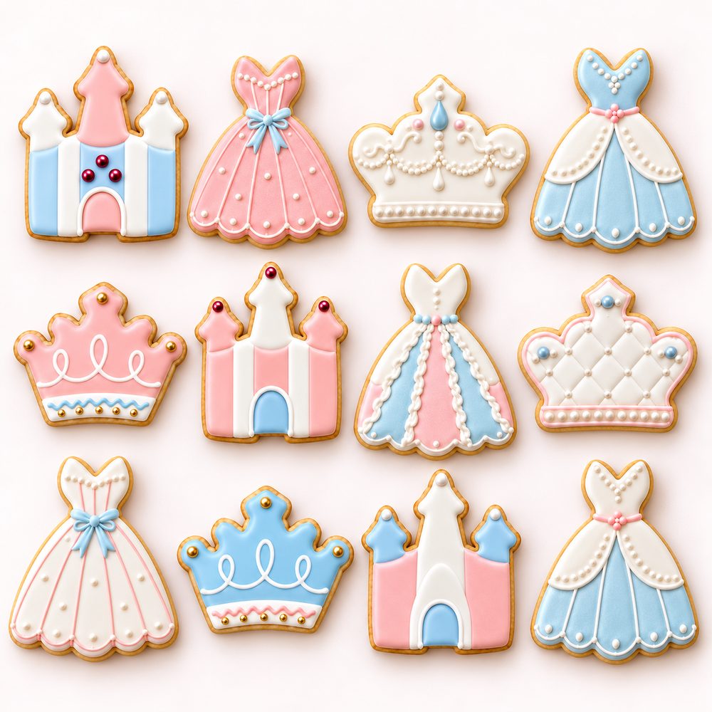 Princess Party DIY Cookie Set