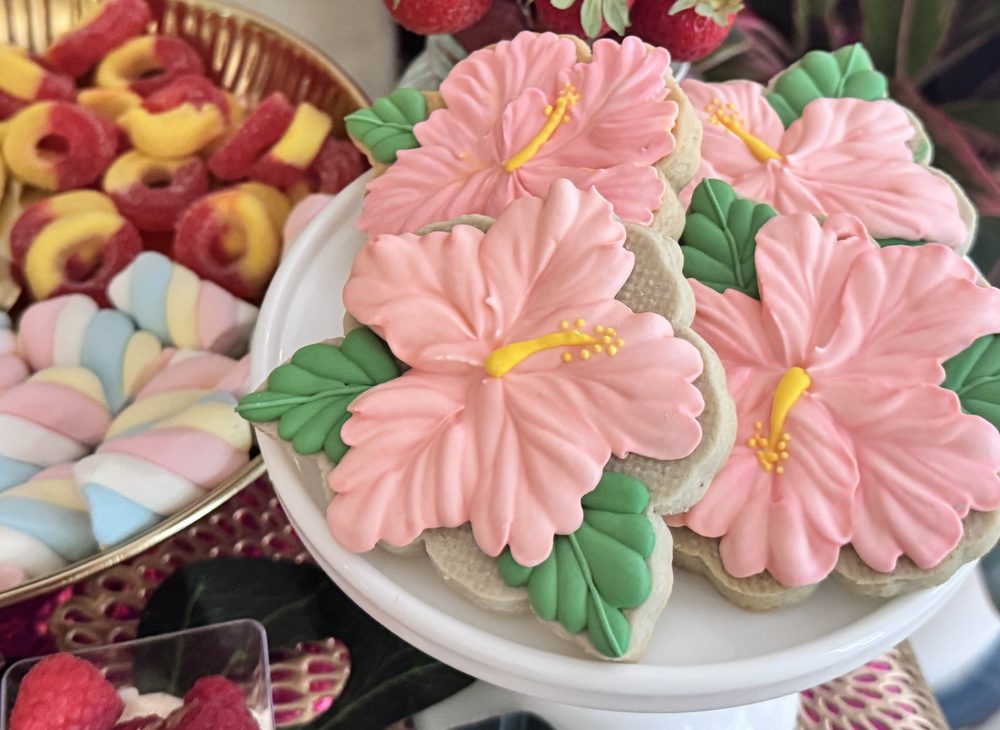 Island Bloom Hibiscus Cookies