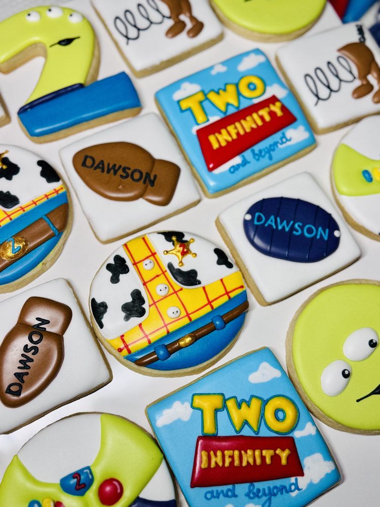 Personalized Toy Story Second Birthday Cookie Set