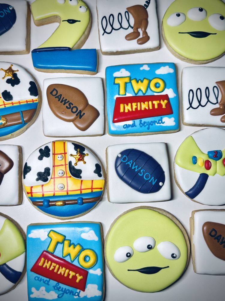 Personalized Toy Story Second Birthday Cookie Set