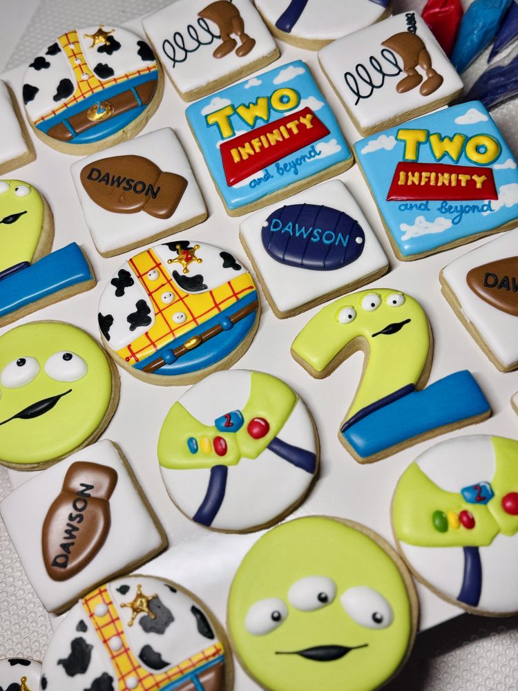 Personalized Toy Story Second Birthday Cookie Set
