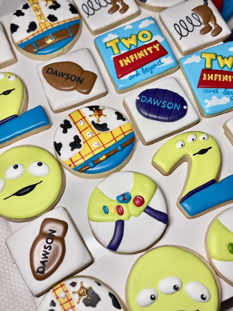 Personalized Toy Story Second Birthday Cookie Set