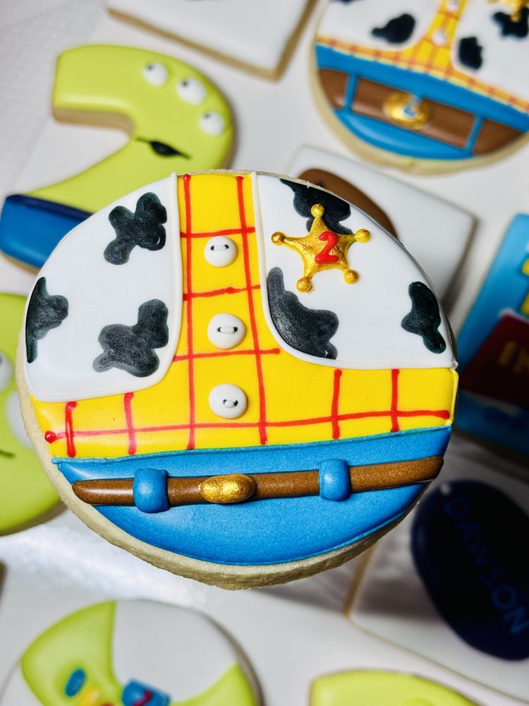 Personalized Toy Story Second Birthday Cookie Set