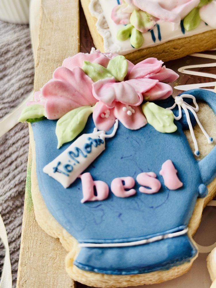 Tea Time Floral Cookies