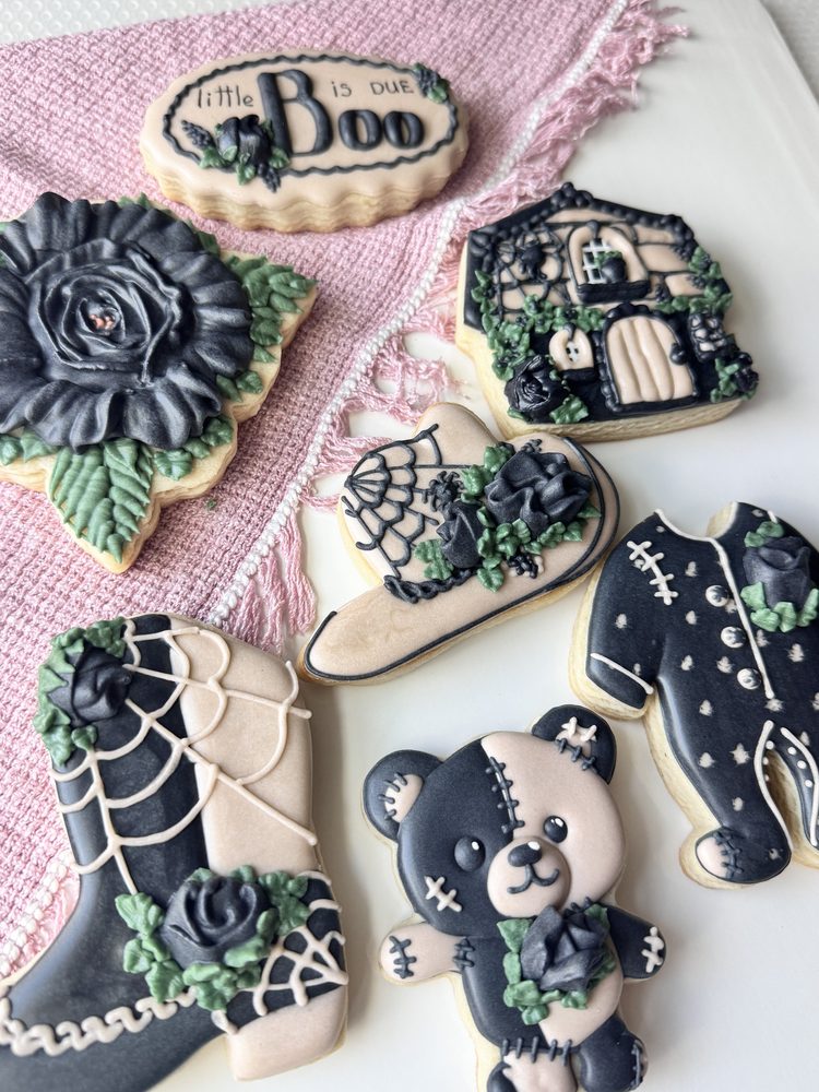 Western Boo Baby Shower Cookies