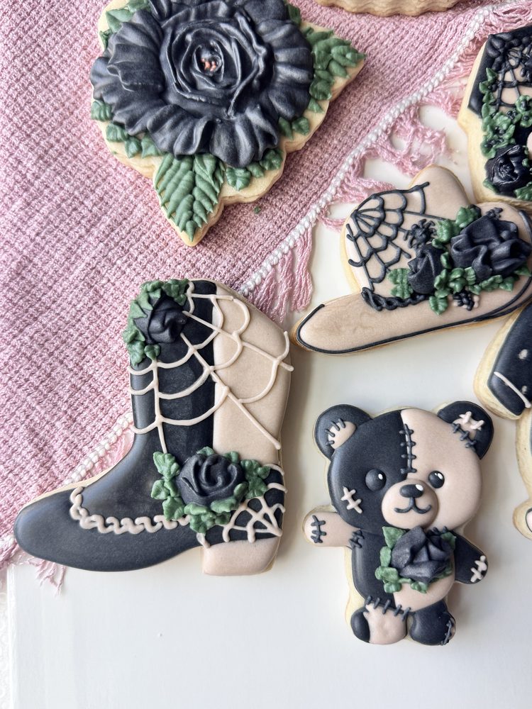 Western Boo Baby Shower Cookies