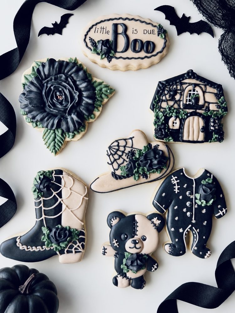 Western Boo Baby Shower Cookies