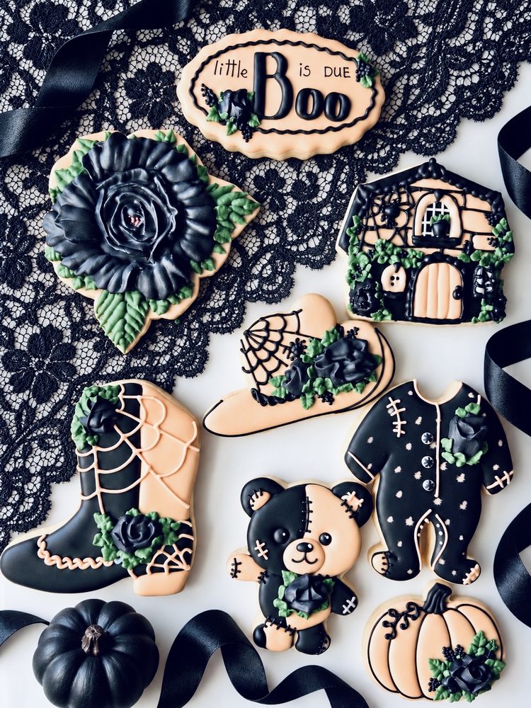 Western Boo Baby Shower Cookies